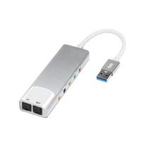 Išorinės USB garso plokštės šviesolaidinė SPDIF garso plokštė AC-3 DTS ausinių adapteris 7.1 5.1 kanalo garso plokštės optinis adapteris nešiojamam kompiuteriui pilka