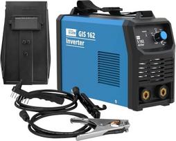 "Güde" inverterinis suvirinimo aparatas GIS 162 (230 V, 15,5 W tuščiosios eigos galia, 5,0 kVA maks. maitinimo šaltinis, 10-160 A suvirinimo srovės reguliavimo diapazonas, įskaitant elektrodų laikiklį, įžeminimo gnybtą, šlako plaktuką ir suvirinimo įtaisą