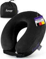 "lunap" kelioninė pagalvė, lėktuvo kaklo pagalvė, atminties putos, puri ir skalbiama kaklo pagalvė, suaugusiųjų kaklo pagalvė, lėktuvo/automobilio kelionių kaklo pagalvė, juoda, lėktuvo pagalvė