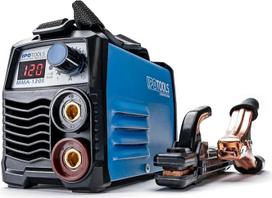 IPOTOOLS MMA-120S suvirinimo aparatas su 120 A elektrodais - mini elektrinis inverterinis suvirinimo aparatas MMA/E-Hand su LCD ekranu, apsauga nuo prilipimo, 230 V, 7 metų garantija