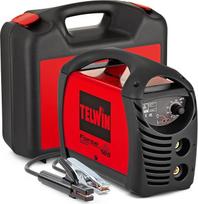 Telwin S.p.A. 815857 Force 165 inverterinis suvirinimo prietaisas suvirinimui elektrodais Su suvirinimo reikmenimis ir dėklu, 230 V, raudonas