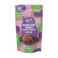 Rūta Karamelizuoti migdolai su juod. serbentais 100g