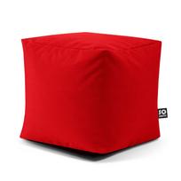 Sėdmaišis Cube M Glow, 48x48x40 cm, raudona