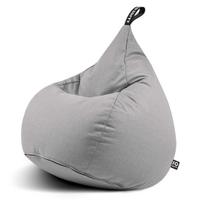 Sėdmaišis Drop XL Scandi, 80x80x80 cm, baltai pilka