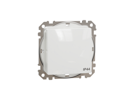 Jungiklis  SCHNEIDER Sedna Desing, 1 klavišo, IP44, baltas; SDD211101