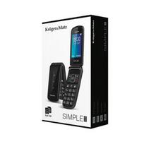 Kruger  and  Matz KM0929 7,11 cm (2,8") 108,5 g Juoda Bazinis telefonas