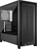 "CORSAIR Frame 4000D" modulinė vidutinio aukščio ATX kompiuterio dėžė - didelis oro srautas, "InfiniRail™" ventiliatorių tvirtinimo sistema, "ASUS BTF", "MSI Project Zero", "Gigabyte Project Stealth" - juoda