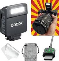 "Godox Blitz iM22" mini fotoaparato blykstė, rankinė blykstė Speedlite, 5 galingumo lygiai, 440 blyksnių esant visiškam galingumui, blykstė suderinama su "Ricoh GR III RG iii X", "Canon Sony Nikon Fujifilm Pentax