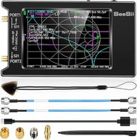 "Seesii LiteVNA" vektorinis tinklo analizatorius, patobulintas 4 colių antenų analizatorius 50 kHz - 6,3 GHz su "MicroSD" lizdu, matavimo Smith diagrama S parametrai HF VHF UHF SWR fazės delsa