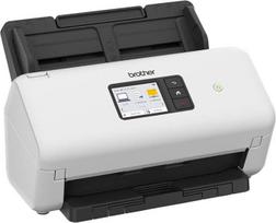 Brother ADS-4500W lankstus dokumentų skeneris su USB, LAN ir "Wi-Fi", dvipusis nuskaitymas, jutiklinis ekranas, ADS4500WRE1, baltas