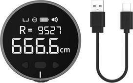 DollaTek 8 in 1 elektroninis liniuotės LCD ekranas diapazono matuoklis didelio tikslumo rankinis ilgio matavimo įrankis, skirtas lygių kreivių matavimams