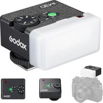 Godox IM30 mini kišeninė rankinė blykstė Speedlite, S1/S2 optinis valdymas, nešiojamoji blykstė su karštuoju dėklu, 7 galios lygiai, 6500 K ± 200 K spalvų temperatūra, skirta "Sony", "Canon", "Nikon", "Fuji", "Pentax" (su trimis spalvomis)
