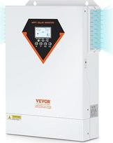 VEVOR 2-in-1 hibridinis saulės inverteris 5500W saulės inverteris 11000VA Pure Sine Wave MPPT LCD ekranas 3 įkrovimo režimai (saulės įkrovimas, įkrovimas iš tinklo, hibridinis įkrovimas) ir 4 išvesties režimai (UTL, SOL, SBU, SUB)