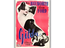 Retro holivudo filmo plakatas „Gilda“