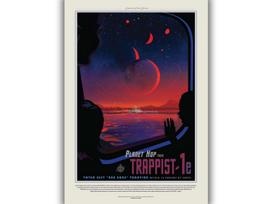 NASA Plakatas „Trappist 1e“