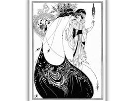 Plakatas „Povo sijonas“, Aubrey Vincent Beardsley (1893)