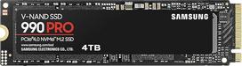"Samsung 990 PRO NVMe M.2" SSD, 4 TB, PCIe 4.0, 7450MB/s skaitymas, 6900MB/s rašymas, vidinis SSD, skirtas žaidimams ir vaizdo redagavimui, MZ-V9P4T0BW