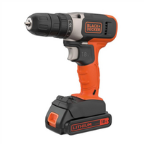 BLACK  and  DECKER | Cordless Drill Driver | BCD001C1-QW | 18 V | 1.5 Ah | Lithium