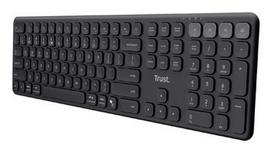 Trust Vaiya US Black USB + RF Wireless + Bluetooth - klaviatūra