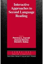 Interactive Approaches to Second Language Reading