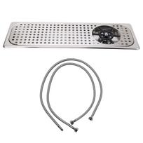 Automatic Cup Washer Stainless Steel Sink Embedded High Pressure Fast Flushing for Bar
