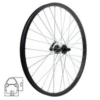 Priekinis ratas J19SB 24" d-brake CL, 32H, QR, kniedytas, dvigubas