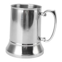 Nerūdijančio plieno alaus puodelis Neslystantis Atsparus aukštai temperatūrai Modernus alaus puodelis Kavos puodelis 500ml