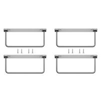 Foldable RV Shoe Rack Aluminium Alloy RV Shoe Rack Camper Shoe Storage 13.1*6*12.2inch4 Pack 4
