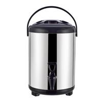 Stainless Steel Milk Tea Bucket Large Capacity Thickened Insulated Beverage Dispenser Barrel with
