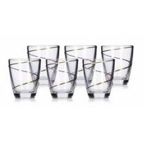Stikliukai 25ml 6vnt Barylka decor spiral.