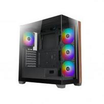 GAMING kompiuterio korpusas AZZA Neptun 491, su 4xARGB Fan, ATX, side/front window made of tempered glass, Without PSU (bottom), CSAZ-491