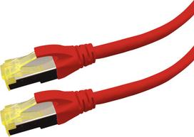LOGON PREMIUM PATCH CABLE CAT6A S/FTP  PREMIUM LSOH - 1M RED