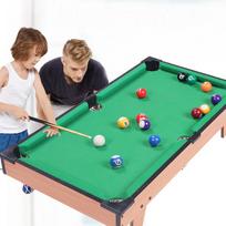 Mini biliardo stalas Vaikams Vaikams Snukerio Biliardo Rinkinys Lazdos Rutuliai Vidaus Sportui balta