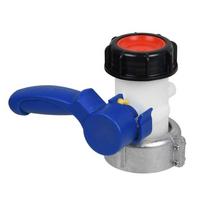 62 mm IBC bako adapteris IBC standartinis pakaitinis čiaupas mėlyna