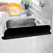 Kitchen Sink Water Splash Guard 19.3inchx2x3.3inch for Bathroom Reusable Versatile Baffle juoda