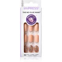 KISS imPRESS The No Glue Mani Short Priklijuojami nagai savaime prilimpantys Evanesce 30 vnt.