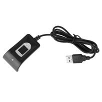 Kompaktiškas USB pirštų atspaudų skaitytuvas, patikima biometrinė prieigos kontrolės lankomumo sistema juoda