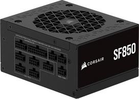 CORSAIR SF850 (2024) visiškai modulinis mažo triukšmo "80 Plus Platinum ATX" maitinimo šaltinis - suderinamas su ATX 3.1 - galima naudoti PCIe 5.1 - pridedamas SFX ir ATX laikiklis - juodas