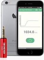 Išmanusis EMF tikrintuvas Elektrosmogas Magnetinio lauko matuoklis Lauko stiprumas EM "iPhone" "iOS" "Android" MVĮ