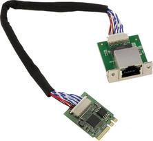 KALEA-INFORMATIQUE M2 M.2 NGFF E A Key 2.5 Gigabit RJ45 LAN ethernet 10 100 1000 1G 2.5G. su "Intel I226 SRKTV" mikroschemų rinkiniu