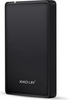 XIAO LIN USB 3.0 nešiojamasis itin plonas 2,5" išorinis kietasis diskas, suderinamas su "Mac" nešiojamaisiais kompiuteriais, juodas (750GB)