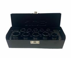 1/2" smūginių galvučių rinkinys 10el. (šešiakampiai) (10-24 mm)