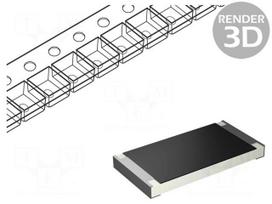 Resistor: thick film | SMD | 0603 | 2.2Ω | 100mW | ±1% | -55÷155°C