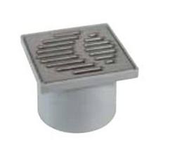 Trapo viršutinė dalis ACO EasyFlow, ABS korpusas + nerūdijančio plieno grotelės 140x140 mm