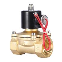 DN32 normaliai uždarytas 2 padėtis 2 krypčių elektromagnetinis solenoidinis vožtuvas AC 220V 114