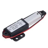 Elektrinė mikro linijinė pavara, 20 mm eiga, 4 mm greitis, 150 N trauka, automatiškai ištraukiama, mini linijinė