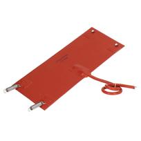 Silikoninis šildymo kilimėlis Vandeniui atsparus šildytuvas Kilimėlis Šildytuvas 300x120mm 100W Transporto priemonei Automobiliui DC12V