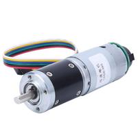12V 330RPM metalinio nuolatinės srovės variklio greičio mažinimo variklis su šifratoriumi