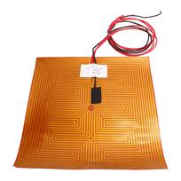 Šildymo padėklas Greitas Efektyvus Stiprus Lipnus Šildymo Plėvelė 3D Spausdintuvui 300 X 300mm 12V 400W