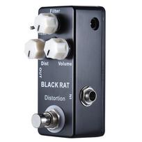 Mini Distortion Guitar Effect Pedal True Bypass Cinko-aliuminio lydinio korpusas